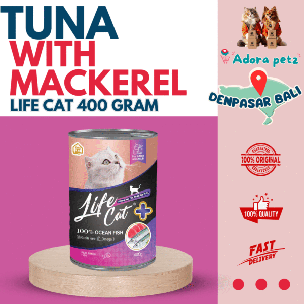 Life Cat Plus Kaleng 400 Gram - Image 2