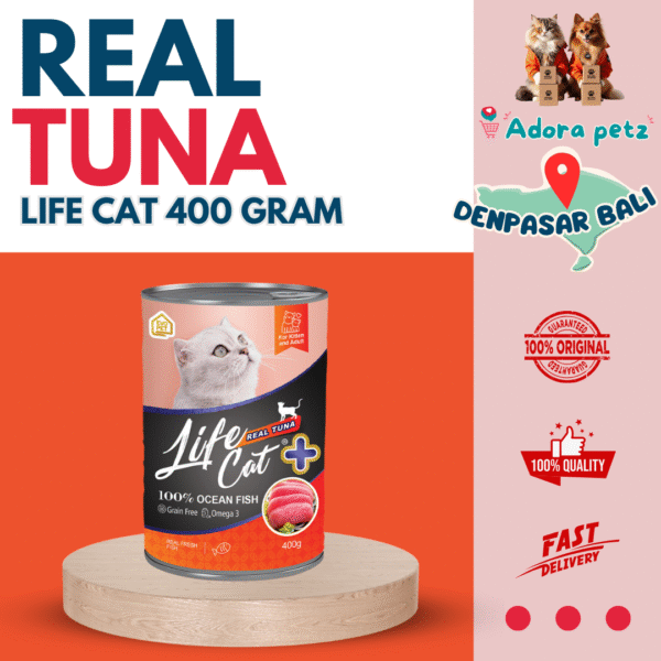 Life Cat Plus Kaleng 400 Gram - Image 3