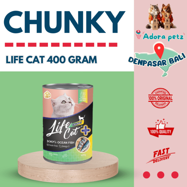 Life Cat Plus Kaleng 400 Gram - Image 4