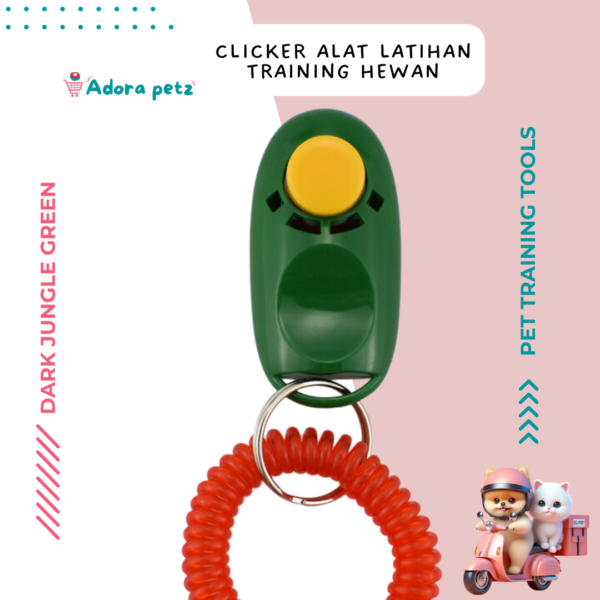 Clicker alat melatih hewan : Anjing, Kucing, Burung, Rakun - Image 13