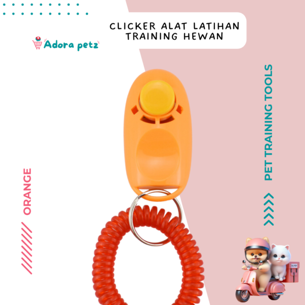 Clicker alat melatih hewan : Anjing, Kucing, Burung, Rakun - Image 8