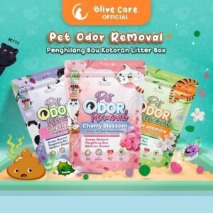 Pet odor Olive Care Butiran Penghilang Bau Litter Box
