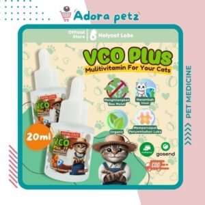 Virgin Coconut Oil VCO untuk kucing anjing Holy Cat Labs