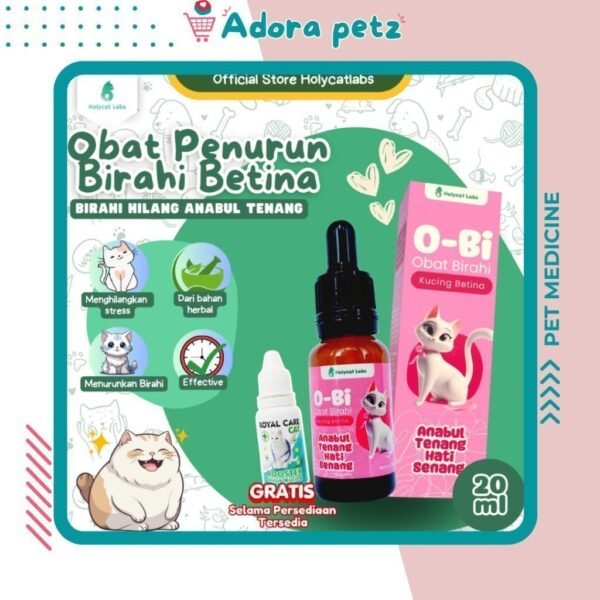 Penurun Birahi Kucing Jantan Betina Obi Royal Cat Lab - Image 2