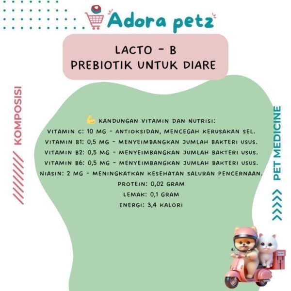 Lacto B prebiotik untuk kucing - Image 3