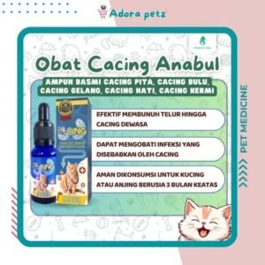 Obat cacing tetes O-Cing Holy Cat Labs 20 ml