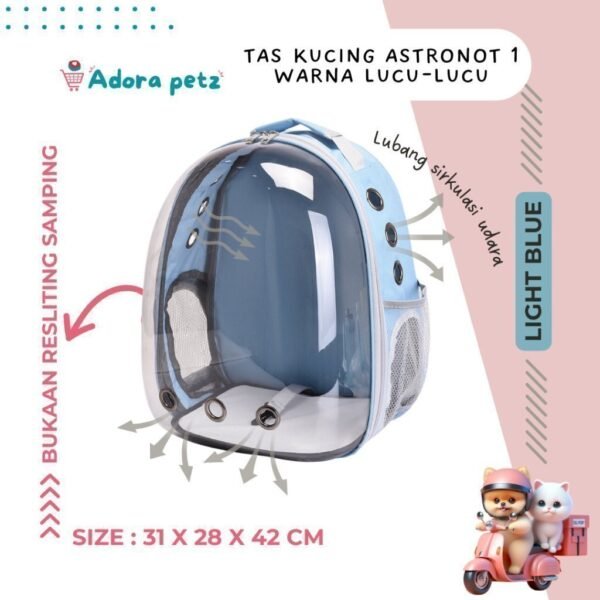 Tas kucing Astronot 1 Full Transparan - Image 6