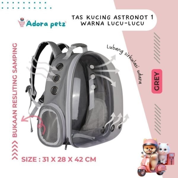 Tas kucing Astronot 1 Full Transparan - Image 2