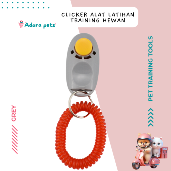Clicker alat melatih hewan : Anjing, Kucing, Burung, Rakun - Image 11