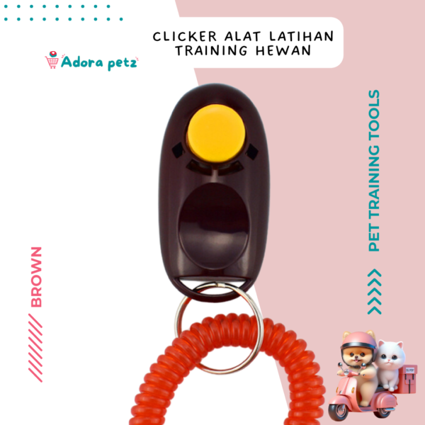 Clicker alat melatih hewan : Anjing, Kucing, Burung, Rakun - Image 15