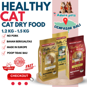 Healthy Cat Food 1.2 Kg Makanan Kering Kucing Super Premium Made in Europe