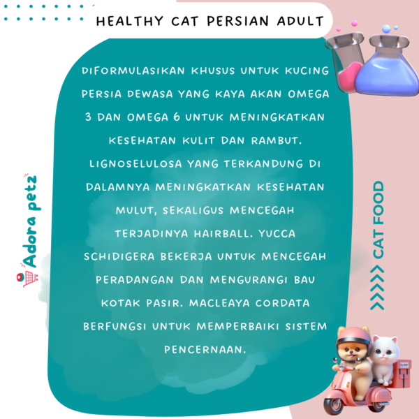 Healthy Cat Food 400 Gram All Stages, Mother and Baby, Hair & Skin - Image 9