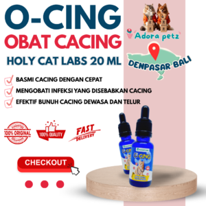 Obat cacing tetes O-Cing Holy Cat Labs 20 ml