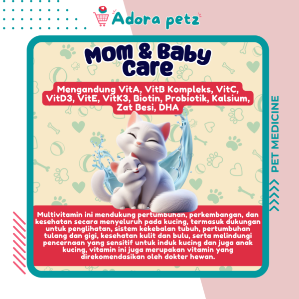 Vitamin Mom and Baby, Vitamin untuk kucing busui setelah melahirkan - Image 2