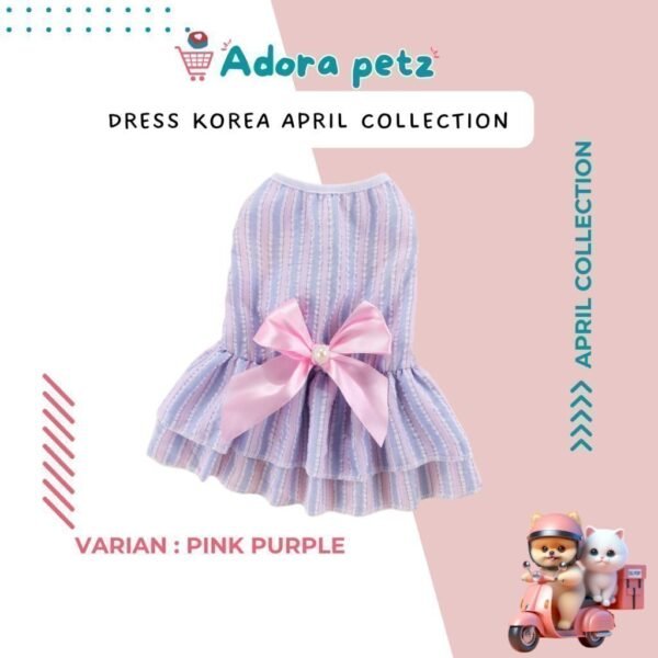 Baju kucing Anjing Model Korea - Image 5