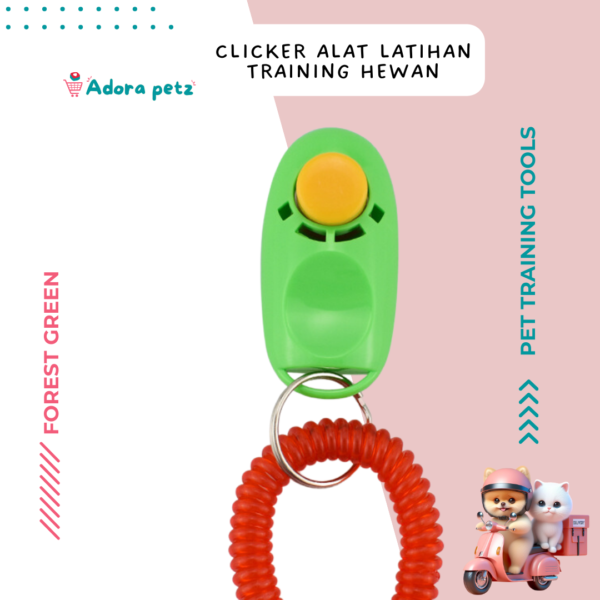 Clicker alat melatih hewan : Anjing, Kucing, Burung, Rakun - Image 12