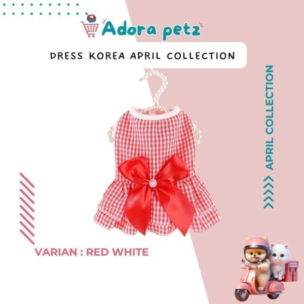 Baju kucing Anjing Model Korea - Image 2