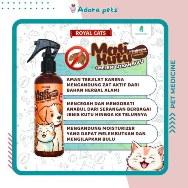 Mati kutu obat semprot kutu kucing anjing dan rumah agar anti kutu - Image 2
