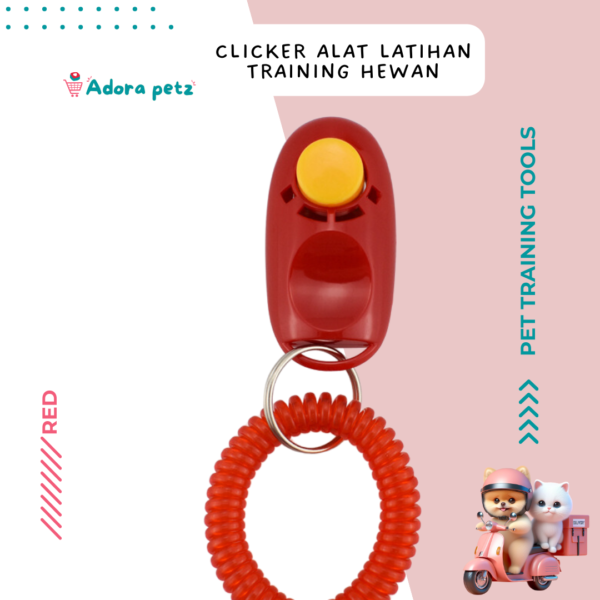Clicker alat melatih hewan : Anjing, Kucing, Burung, Rakun - Image 6