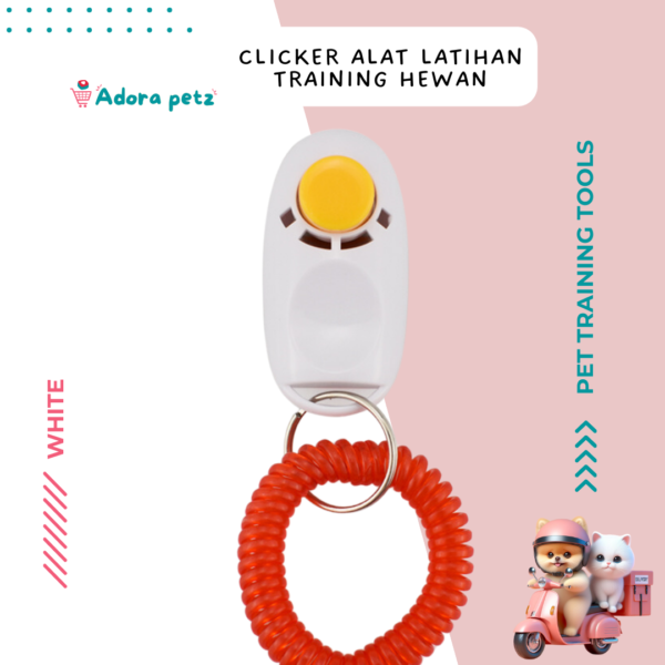 Clicker alat melatih hewan : Anjing, Kucing, Burung, Rakun - Image 3