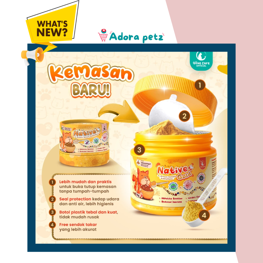 Native Plus Gold Vitamin Penambah Nafsu Makan - Image 2