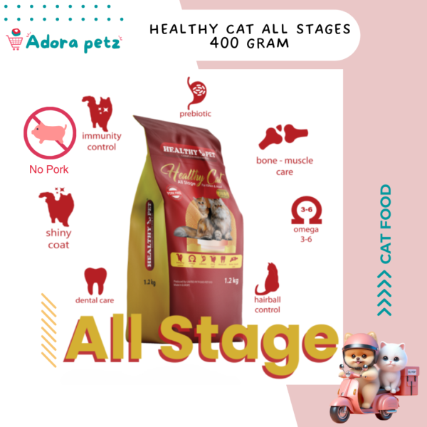 Healthy Cat Food 1.2 Kg 1.5 kg All Stages, Mother and Baby, Hair & Skin - Image 5