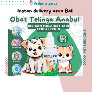 Obat tetes telinga kucing, anjing, kelinci basmi earmites