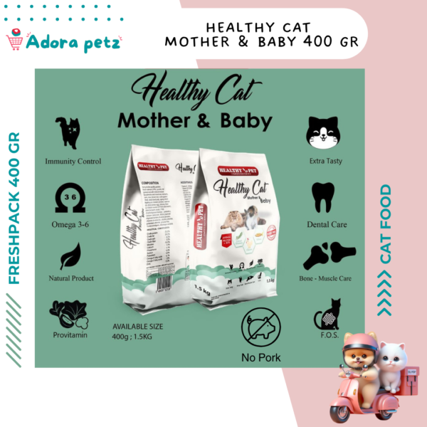 Healthy Cat Food 1.2 Kg 1.5 kg All Stages, Mother and Baby, Hair & Skin - Image 4