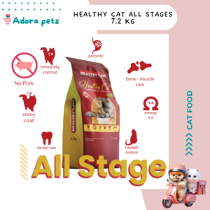 Healthy Cat Dry Food All Life Stage 7,2 Kg