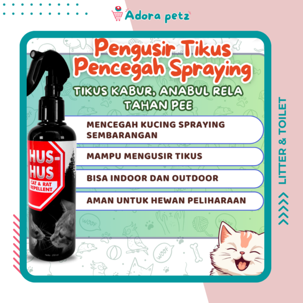 HUS HUS Pengusir Tikus Pencegah Kucing Pipis Sembarangan - Image 2