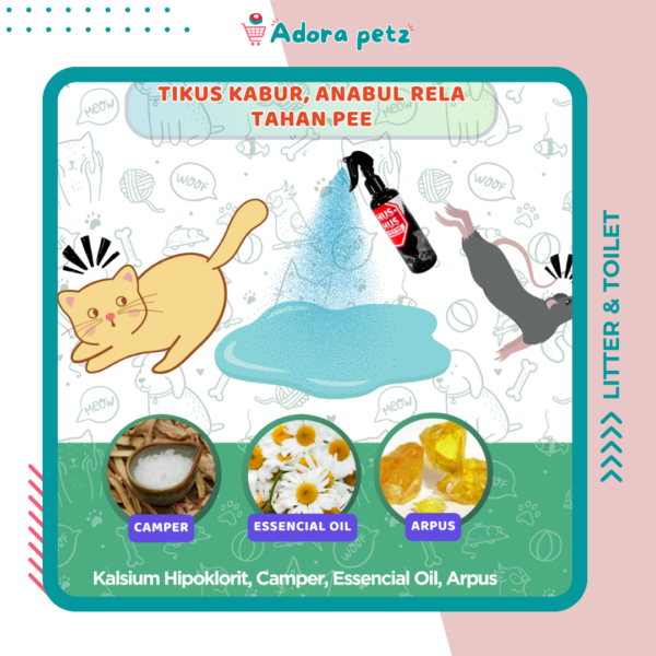 HUS HUS Pengusir Tikus Pencegah Kucing Pipis Sembarangan - Image 3