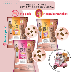 Ori Cat Adult ~ Cat Dry Food 800 Gram Ecer dan Grosir [Adora Petz] Bali
