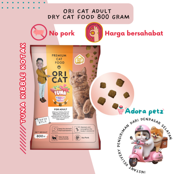 Ori Cat Adult ~ Cat Dry Food 800 Gram Ecer dan Grosir [Adora Petz] Bali - Image 3