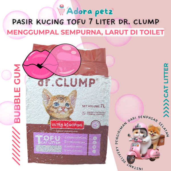 Dr Clump- Pasir Kucing Tofu Bisa langsung buang di toilet - Image 3