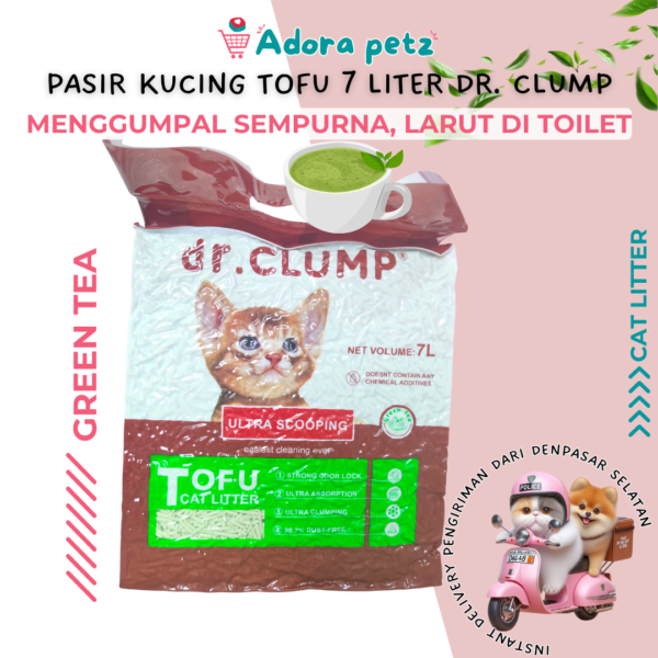 Dr Clump- Pasir Kucing Tofu Bisa langsung buang di toilet - Image 5