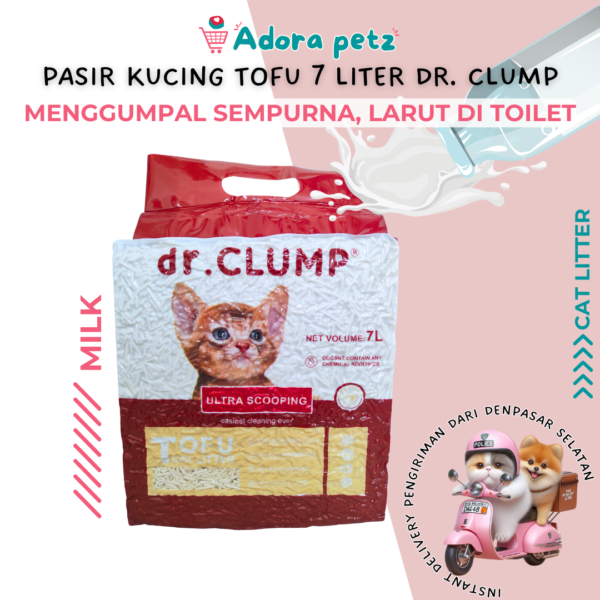 Dr Clump- Pasir Kucing Tofu Bisa langsung buang di toilet - Image 6