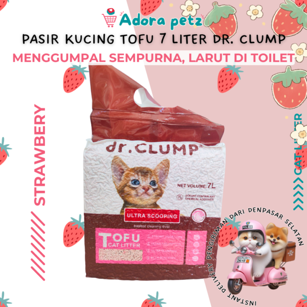 Dr Clump- Pasir Kucing Tofu Bisa langsung buang di toilet - Image 7