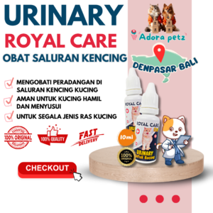 Obat Penyakit Saluran Kemih Urinary Flutd Kucing Royal Care Holy Cat Labs - Instan Bali [Adora Petz]