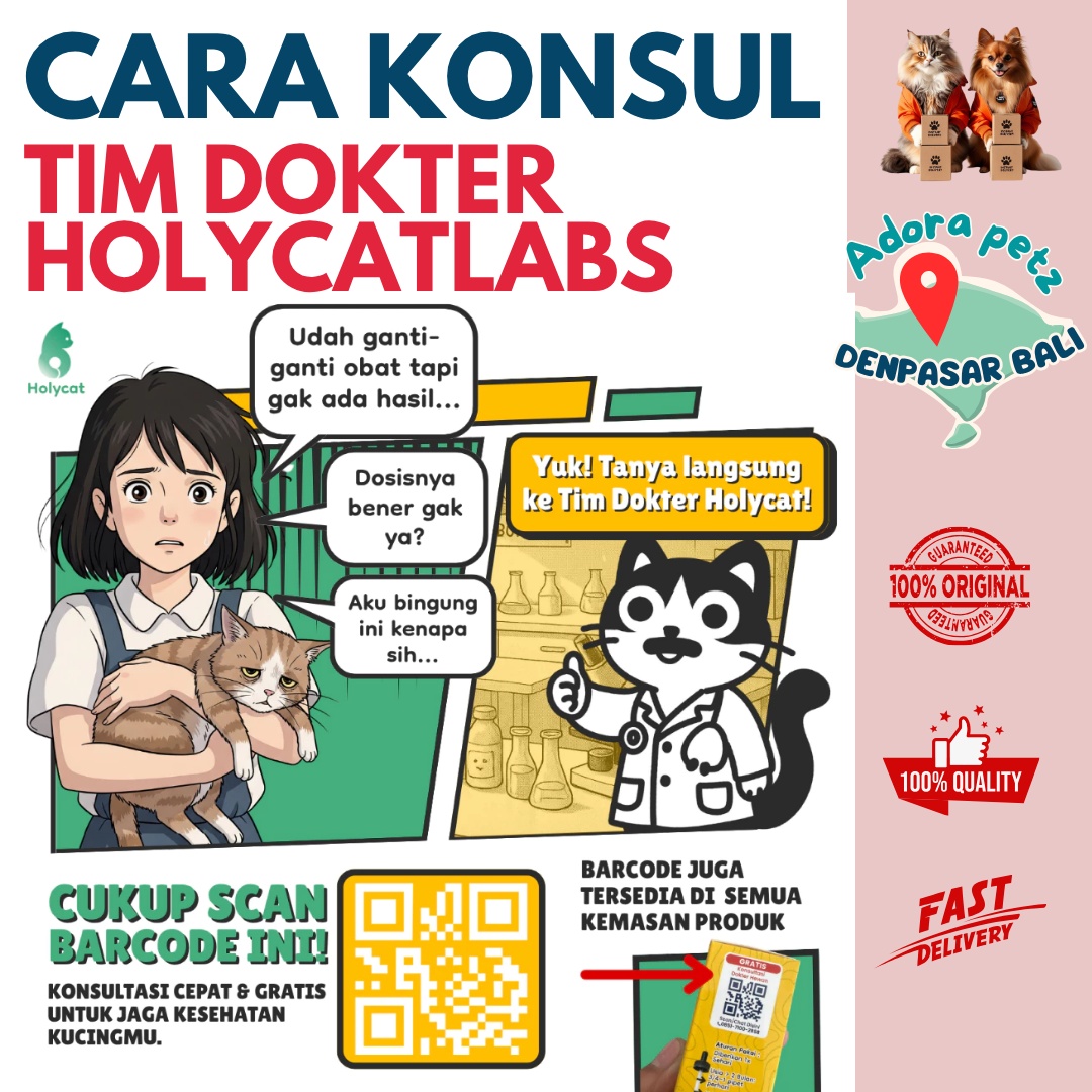 FISH OIL Minyak Ikan Premium Vitamin kucing Anjing isi 100 pcs Holycatlabs ROYAL CARE - Image 5