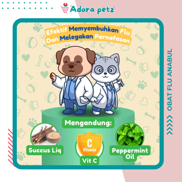 Obat flu batuk kucing anjing kemasan ekonomis royal care 10 ml - Image 4