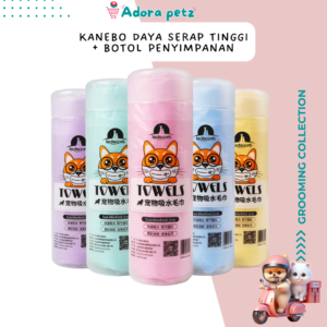 Kanebo handuk mandi daya serap tinggi untuk anabul dirumah