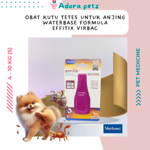 Obat kutu tetes di tengkuk untuk anjing EFFITIX VIRBAC