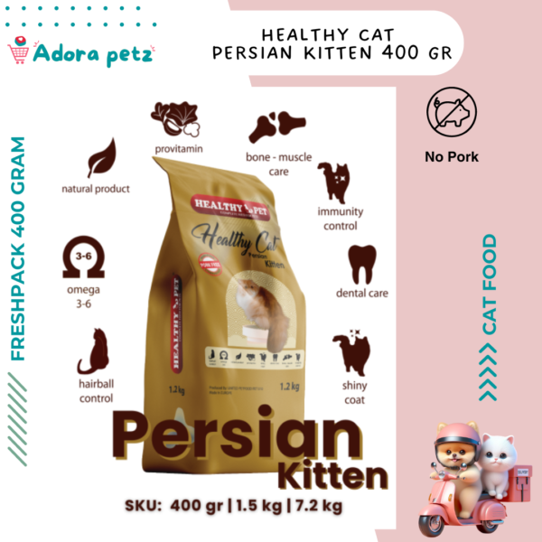 Healthy Cat Food 400 Gram All Stages, Mother and Baby, Hair & Skin - Image 12