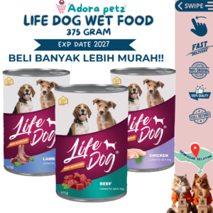 Life Dog Kaleng 375 Gram