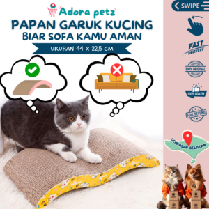 Papan Garuk Kucing + Catnip