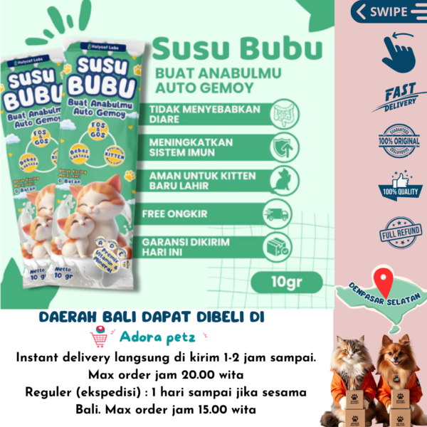 Susu Bubu Susu Kitten Puppy 10 Gram - Image 3