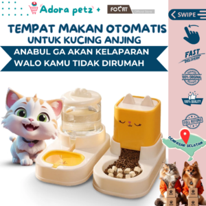 Tempat Makan Otomatis Pet Feeder 1 Set