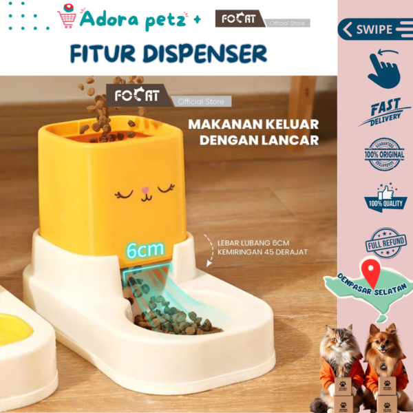 Tempat Makan Otomatis Pet Feeder 1 Set - Image 2