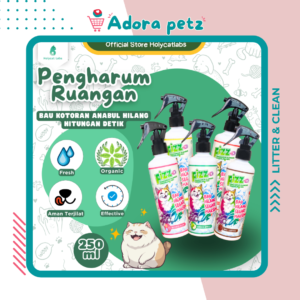 Fizz Pet Odor Penghilang Bau Kandang,  Litter Box dan Ruangan [Adora Petz]