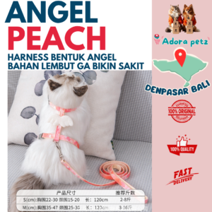 Harness Kucing Anjing Bentuk Angel [Adora Petz]